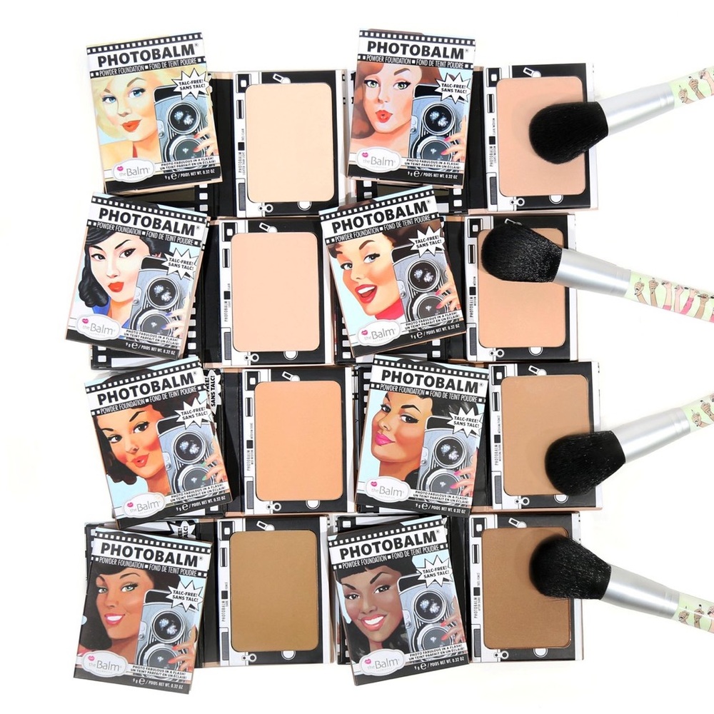 NWT THEBALM photobalm powder foundation med dark - Picture 4 of 4